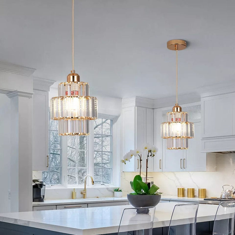FernandoÉlégance – Loftlampe i Struktureret Krystal