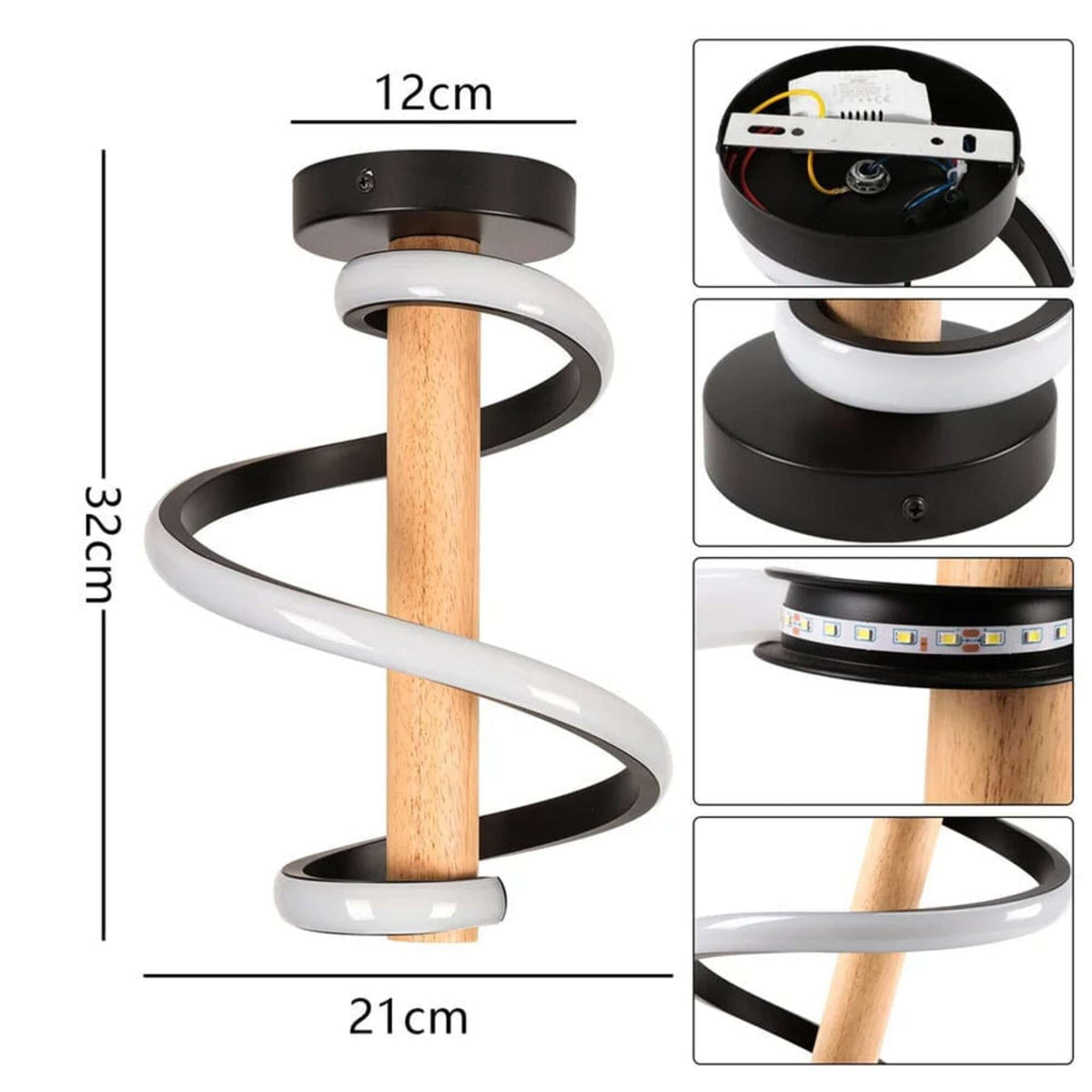 Stilfuld Spiral Loftlampe | SpiralLuxe