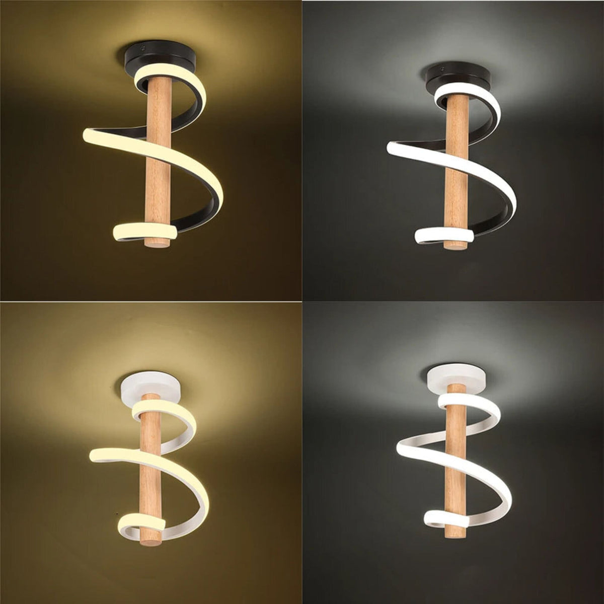 Stilfuld Spiral Loftlampe | SpiralLuxe