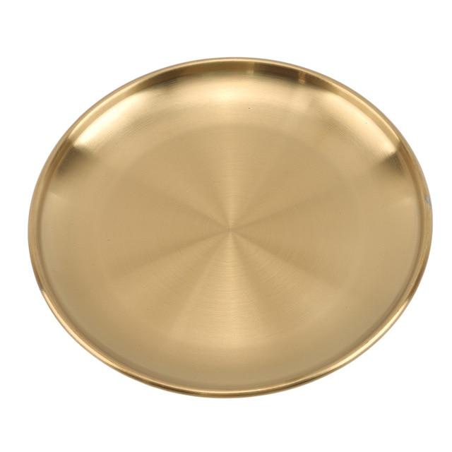 Golden Element Tallerkenkollektion – Elegant 3-delt Sæt | GoldEdge
