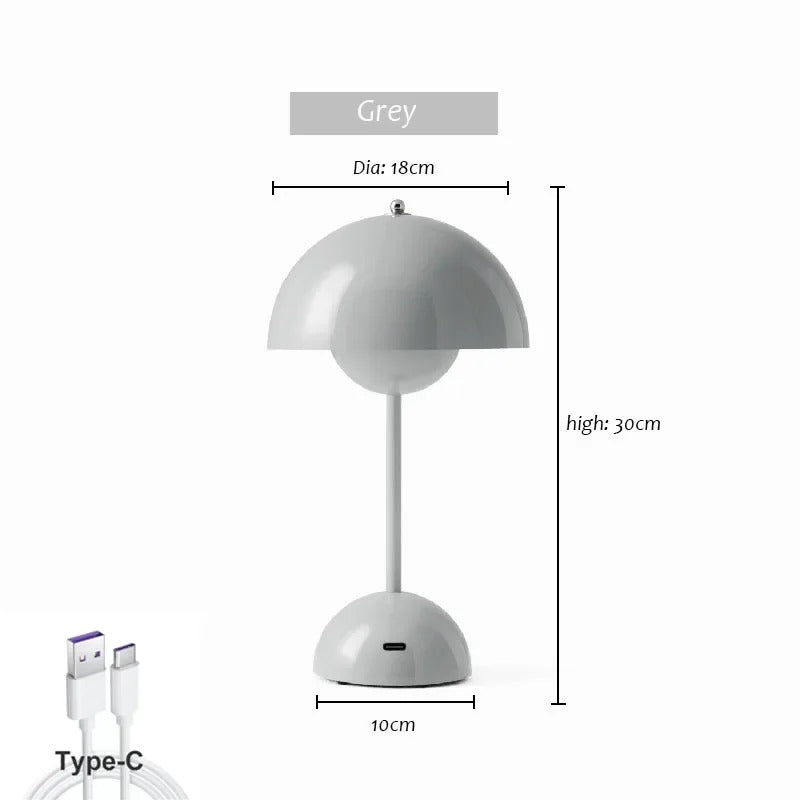 Retro Trådløs Bordlampe – Dæmpbar og Stilfuld | RetroTouch
