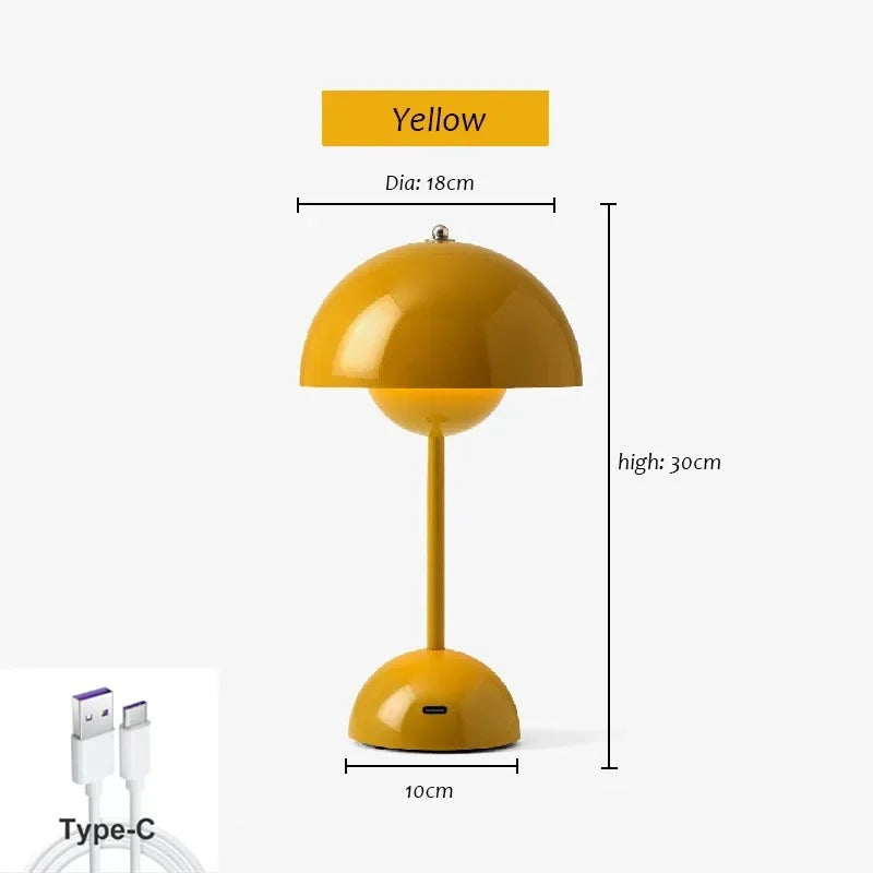 Retro Trådløs Bordlampe – Dæmpbar og Stilfuld | RetroTouch