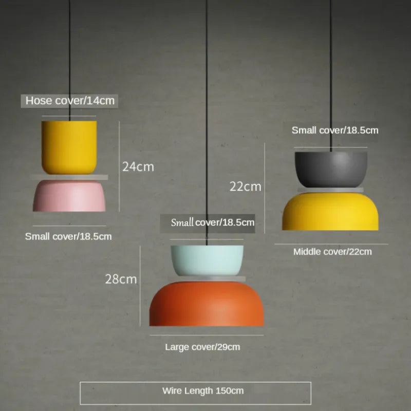 Moderne Loftlampe i Skandinavisk Macaron Stil | NordicShine