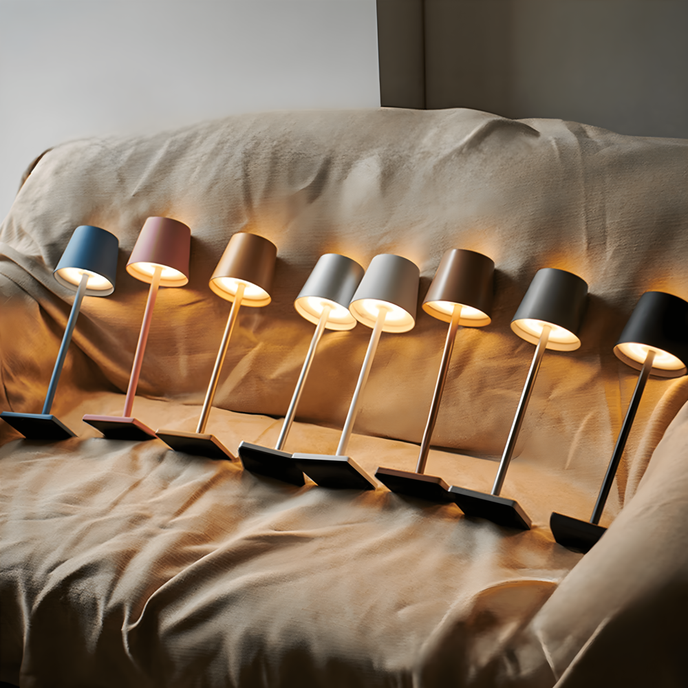 Multifunktionel Trådløs Genopladelig Bordlampe – Elegant og Praktisk | LumiFlex
