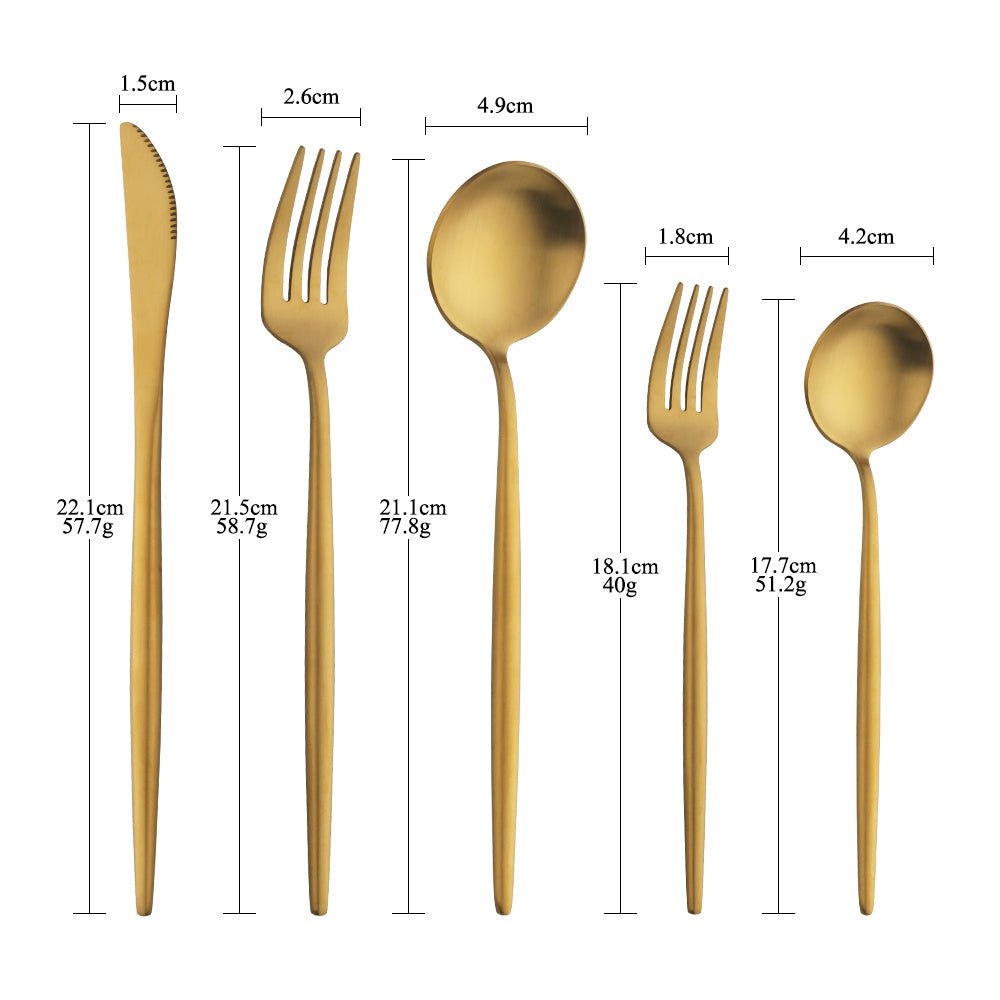 Moderne Bestiksæt – Elegant og Holdbart | LuxeCutlery