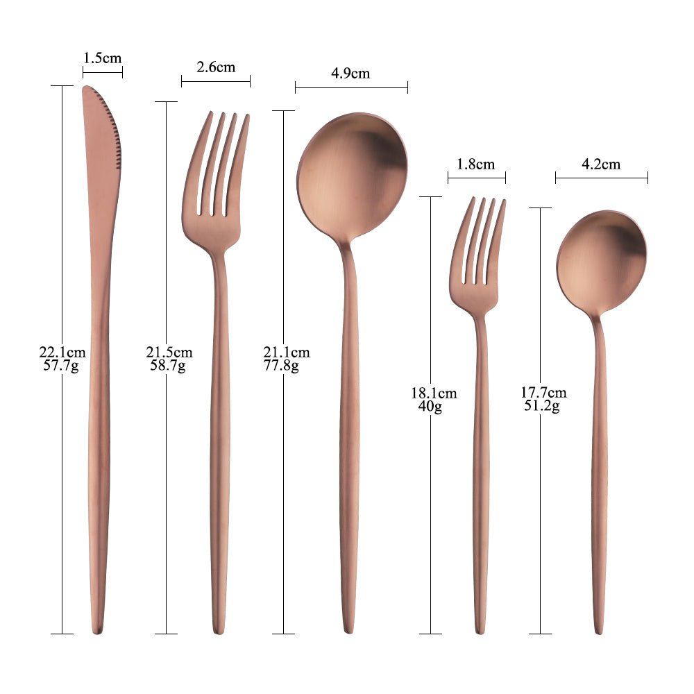 Moderne Bestiksæt – Elegant og Holdbart | LuxeCutlery