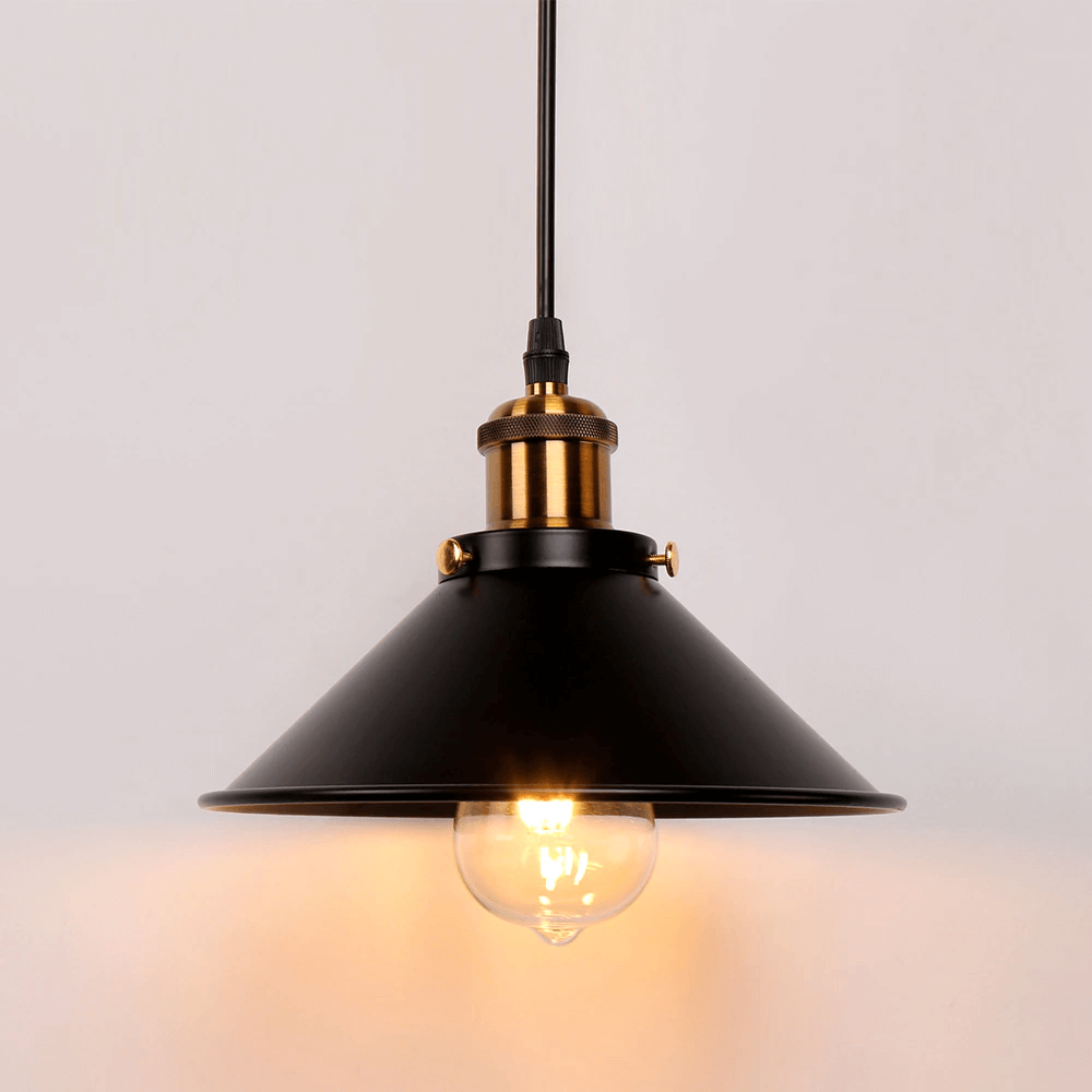 Stilfuld Skærm Loftlampe | BrassAura