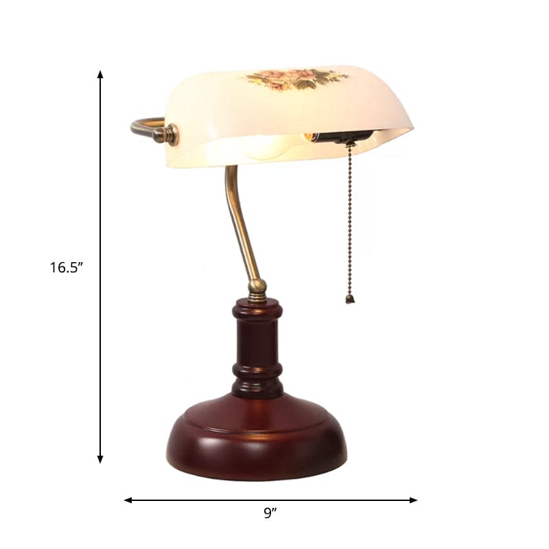 Vintage Halvcylindrisk Natbordslampe | RetroGleam