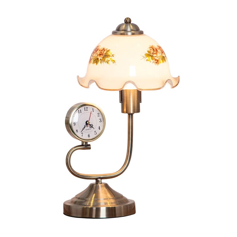 Vintage Blomster Bordlampe | FloralLuxe