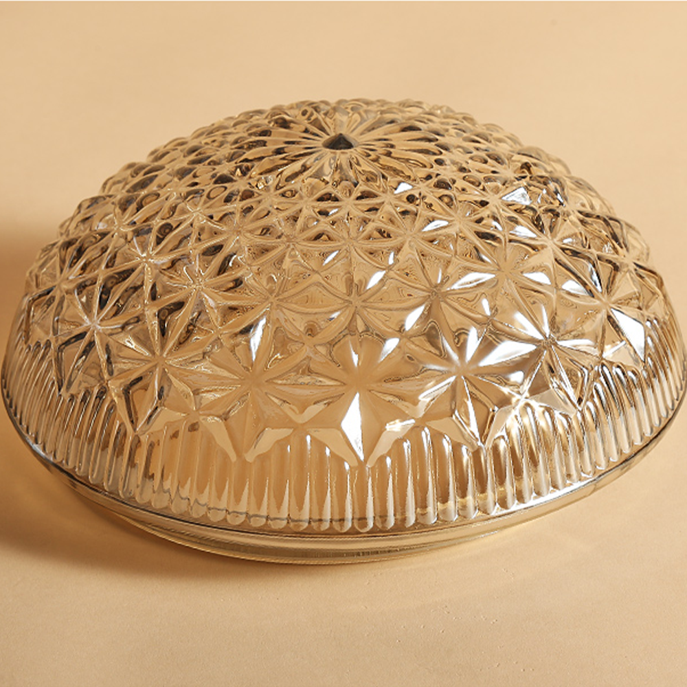 Stilfuld Glaspanel Plafondlampe | ClearLuxe