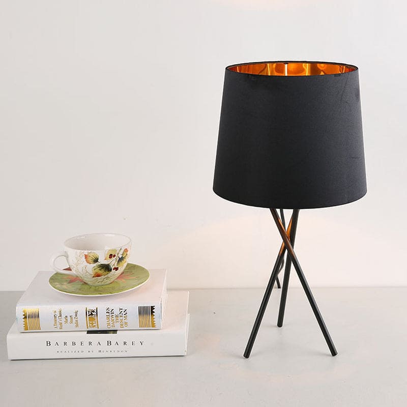 Minimalistisk Stof Bordlampe | SimpleGlow