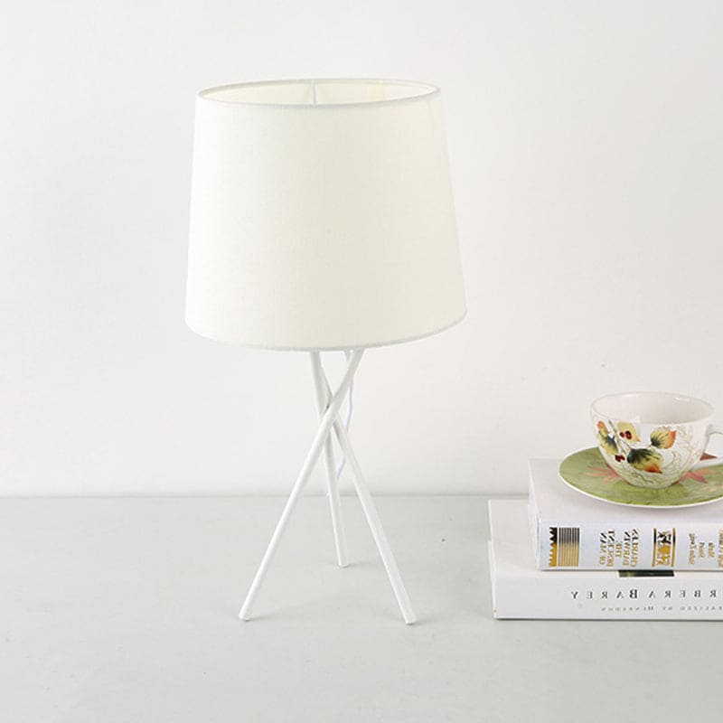 Minimalistisk Stof Bordlampe | SimpleGlow