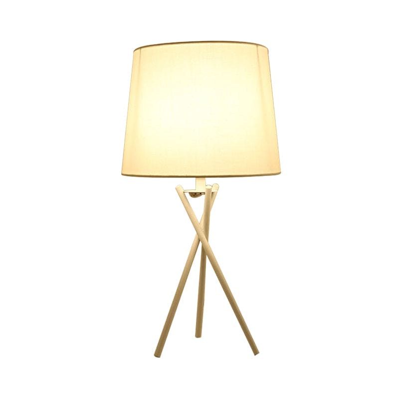 Minimalistisk Stof Bordlampe | SimpleGlow