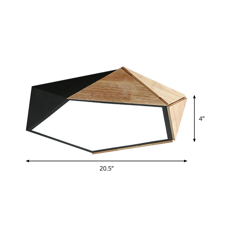 Moderne Geometrisk Loftlampe | GeoGlow