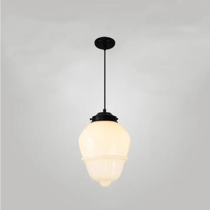 Geometrisk Mat Glas Loftlampe | GeoGlow