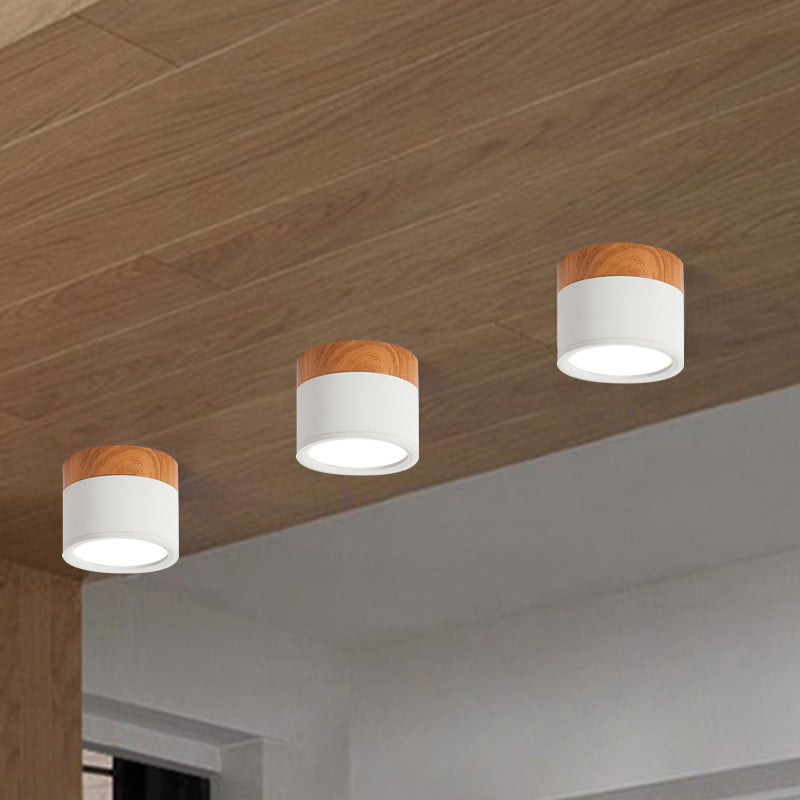 MacaronLys – Lille Loftslampe i Gul/Blå/Sort