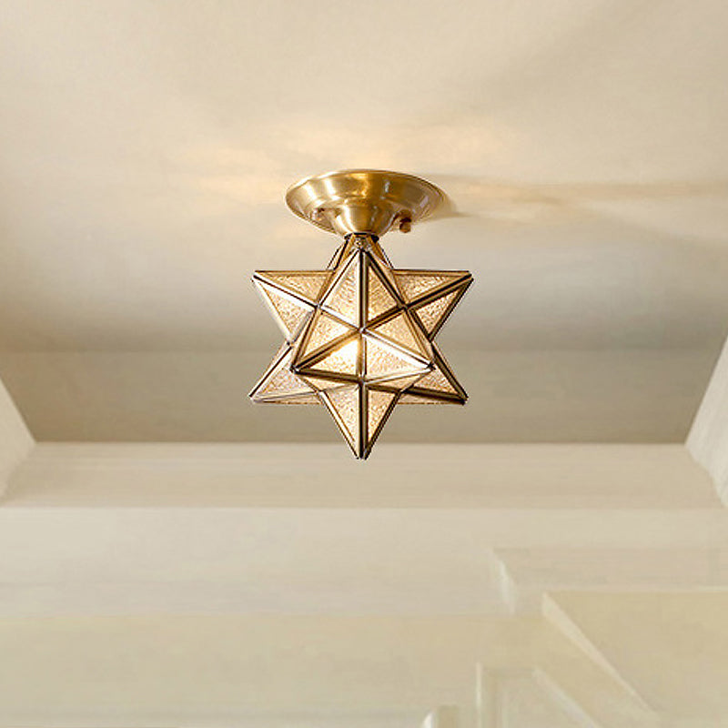Lysende Stjerne Glaslampe | StarLume