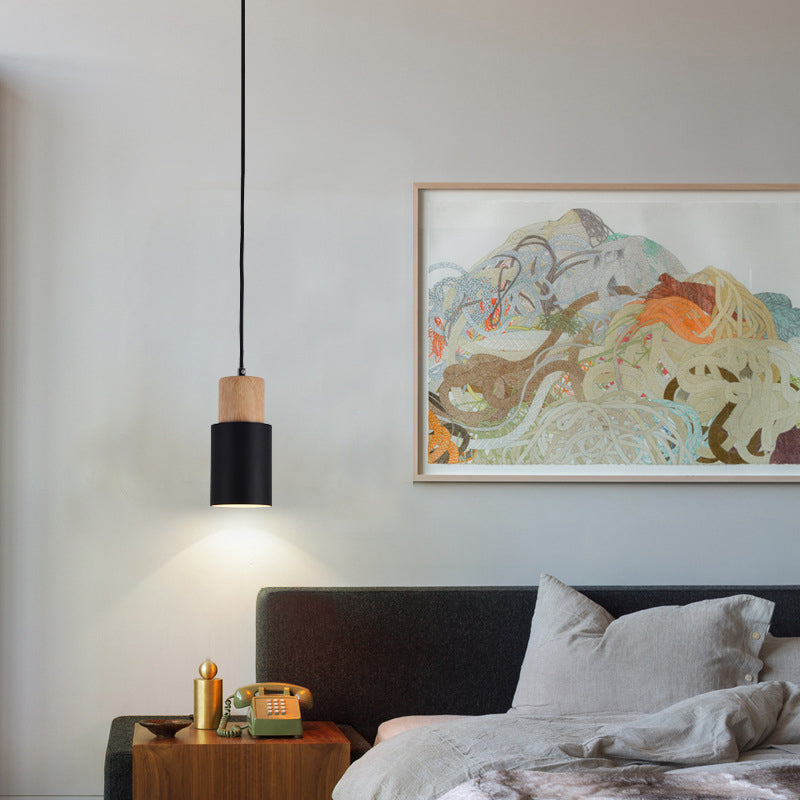 Elegant Loftlampe med Trætop | WoodGlow