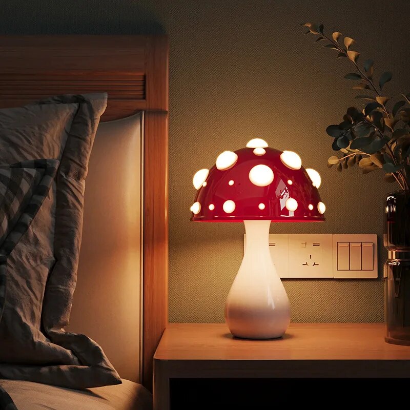 Elegant & Unik Bordlampe | ShroomShine