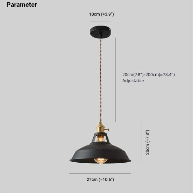 VividGlow Metal Pendellampe