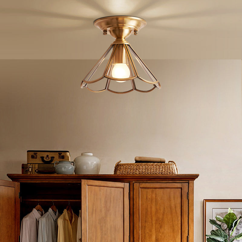 Moderne Messing Loftlampe | BrassGlow
