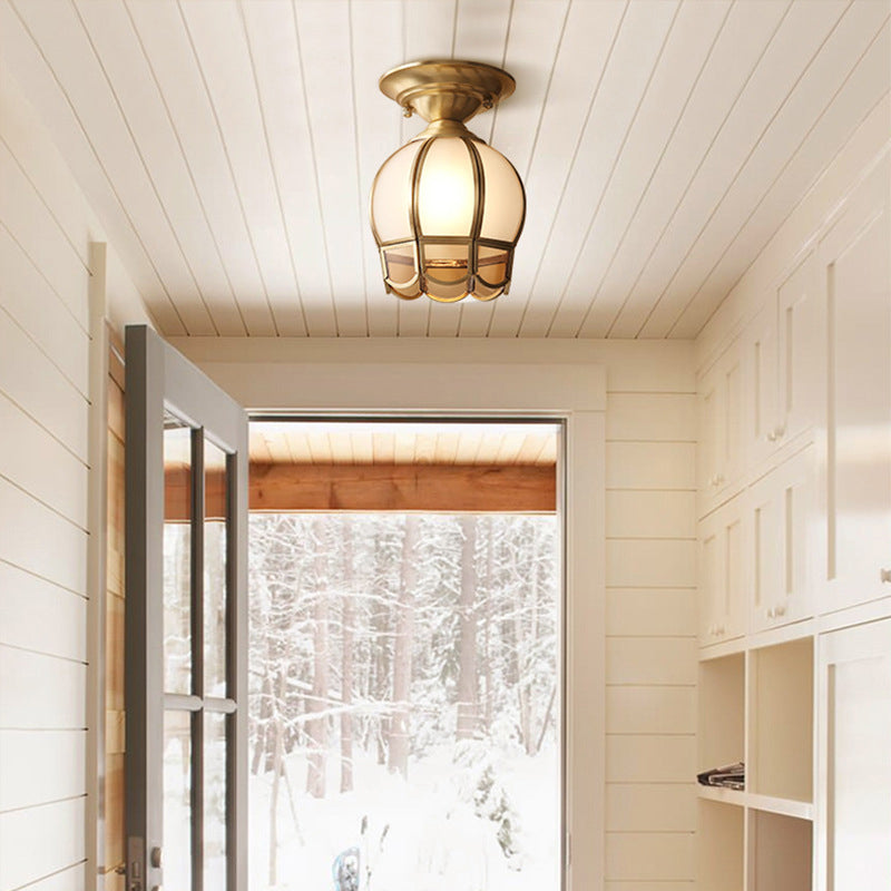 Moderne Messing Loftlampe | BrassGlow