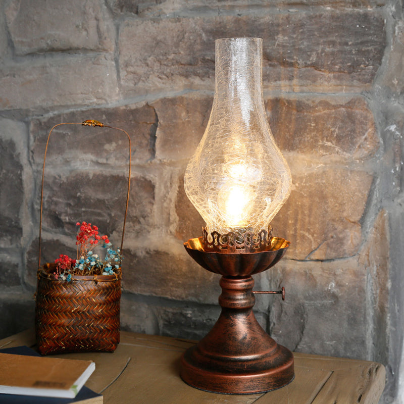 Craykle Glas Lampeskærm Kerosin Retro Natbordslampe | CraykleClassic