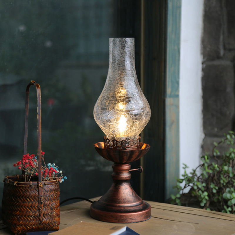 Craykle Glas Lampeskærm Kerosin Retro Natbordslampe | CraykleClassic
