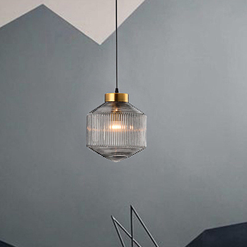Moderne Trommel Loftlampe i Mat Glas | DrumGlow