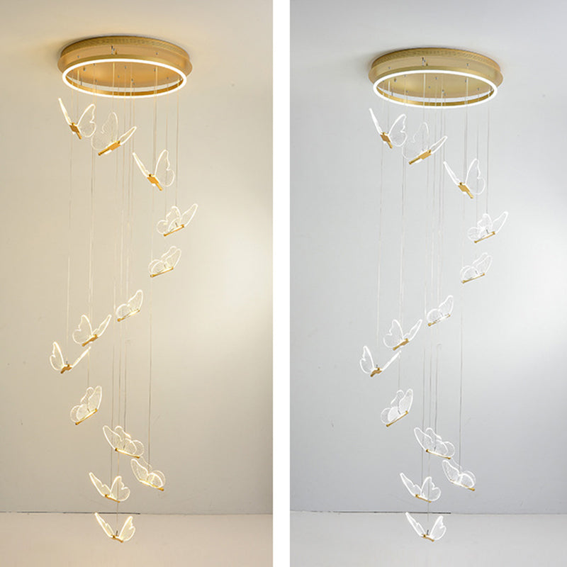 Elegant Spiralformet LED Hængelampe | SpiralGlow