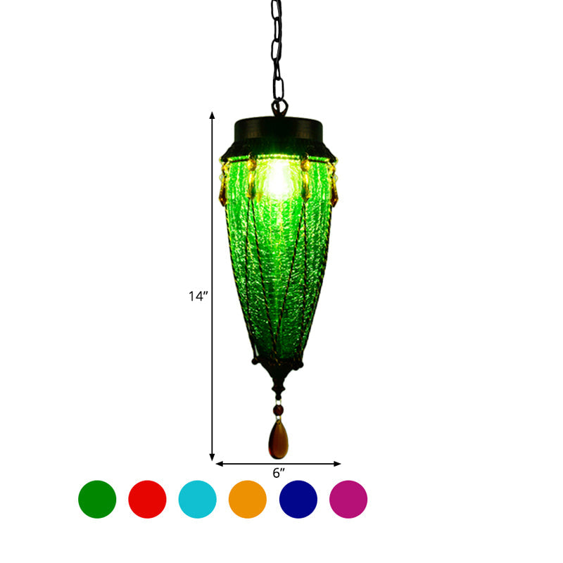 Farverig Art Deco Hængelampe | DecoAura