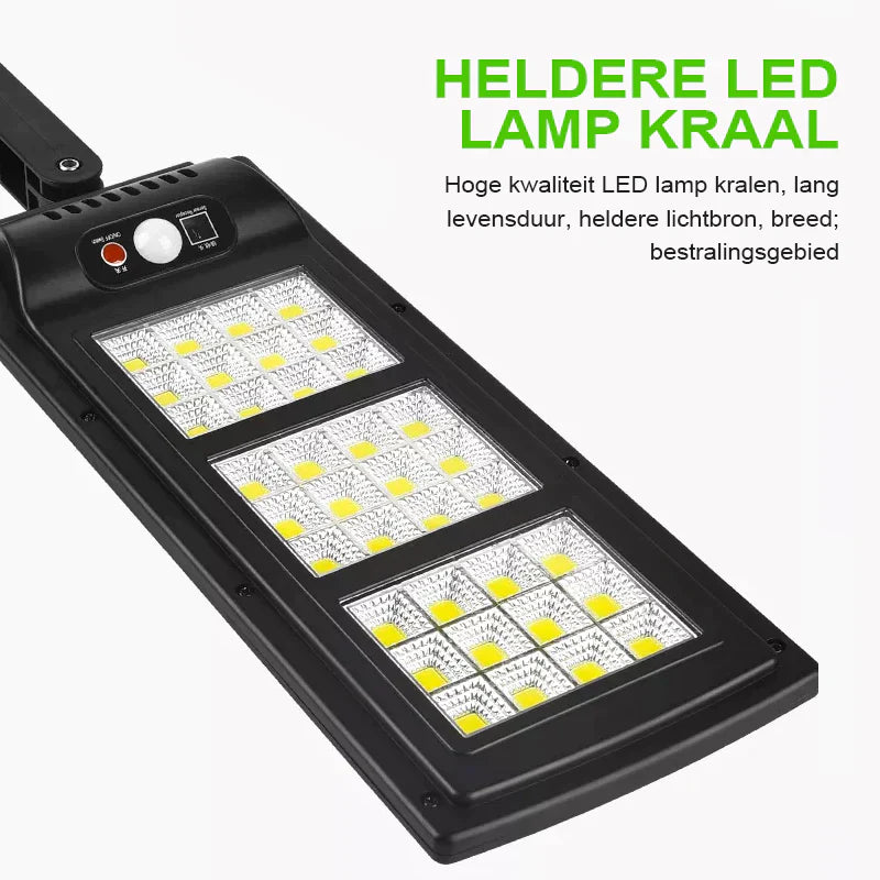 Trådløs LED Solar Sikkerhedslampe med Bevægelsessensor til Udendørs Brug-5