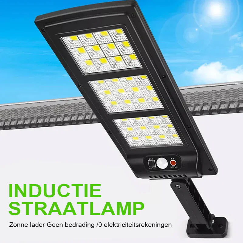 Trådløs LED Solar Sikkerhedslampe med Bevægelsessensor til Udendørs Brug-2