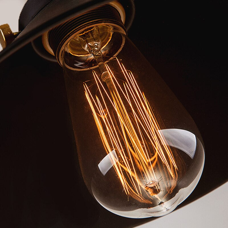Stilfuld Skærm Loftlampe | BrassAura