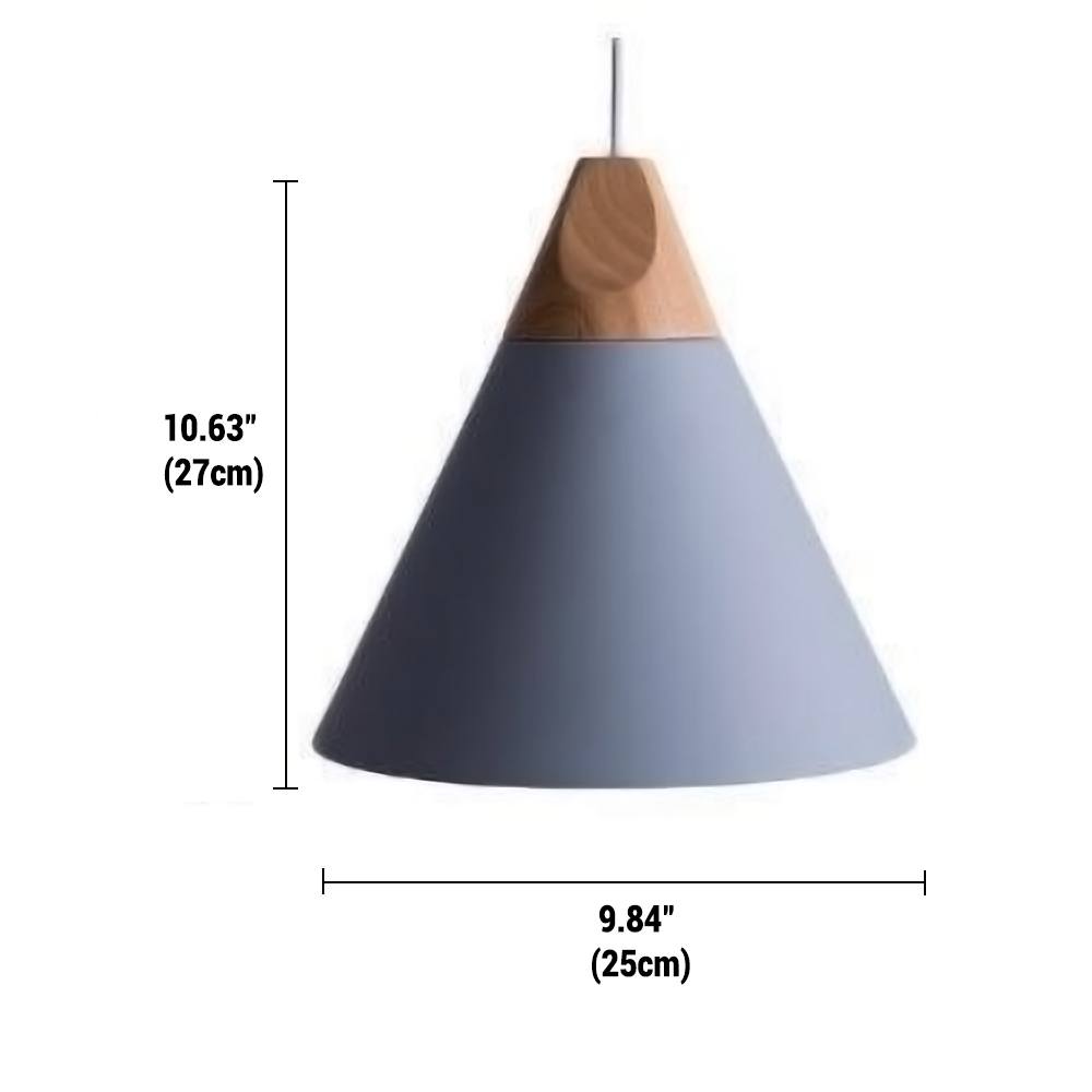 Minimalistisk Træ Pendellampe | NordicLight