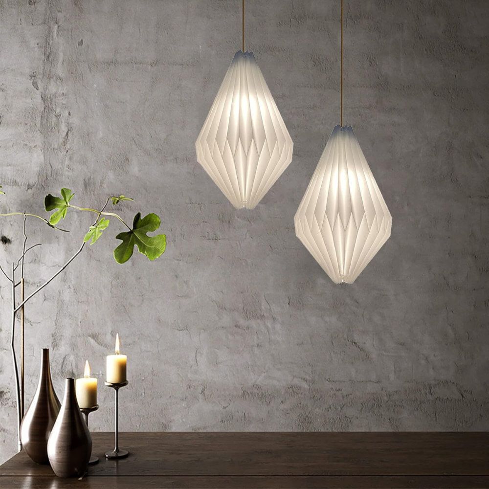 Fantastisk Origami-inspireret Pendellampe | OrigamiGlow