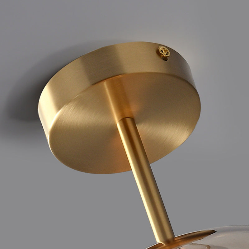 Goldenova - Rund, Chic Loftslampe i Sort og Guld