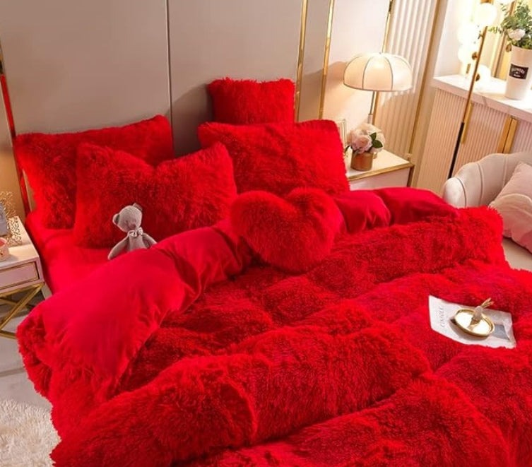 Velour Dynebetræk med Lynlåslukning | VelvetEase
