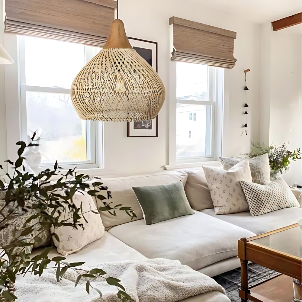 Loftslampe i naturligt design | Dreamweave