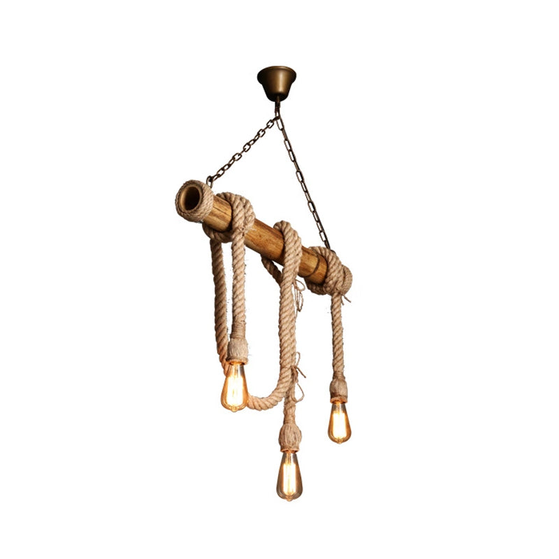 Moderne Sejlampe med Reb | NauticalBamboo