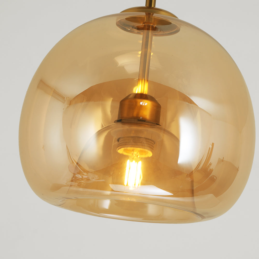 Goldenova - Rund, Chic Loftslampe i Sort og Guld