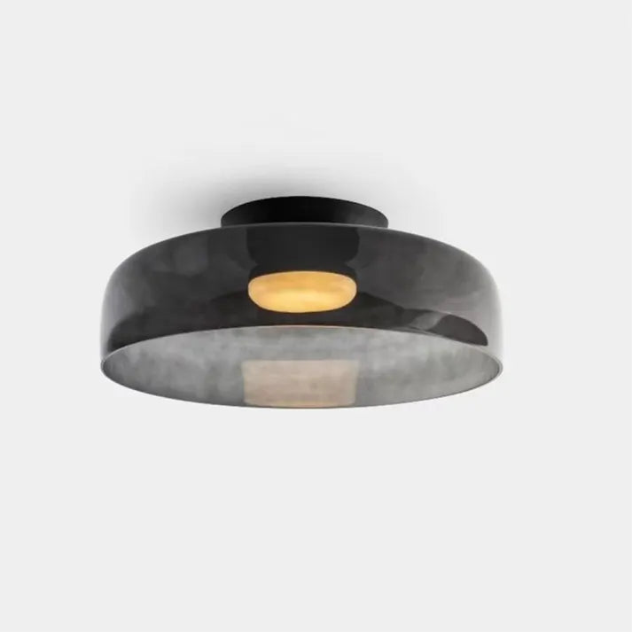 GlasElegance – Middelalderlig Loftslampe med Moderne Twist