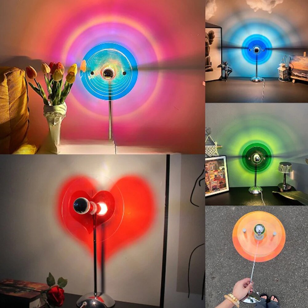AuraGlow Bauhaus-Inspireret Retro Lampe