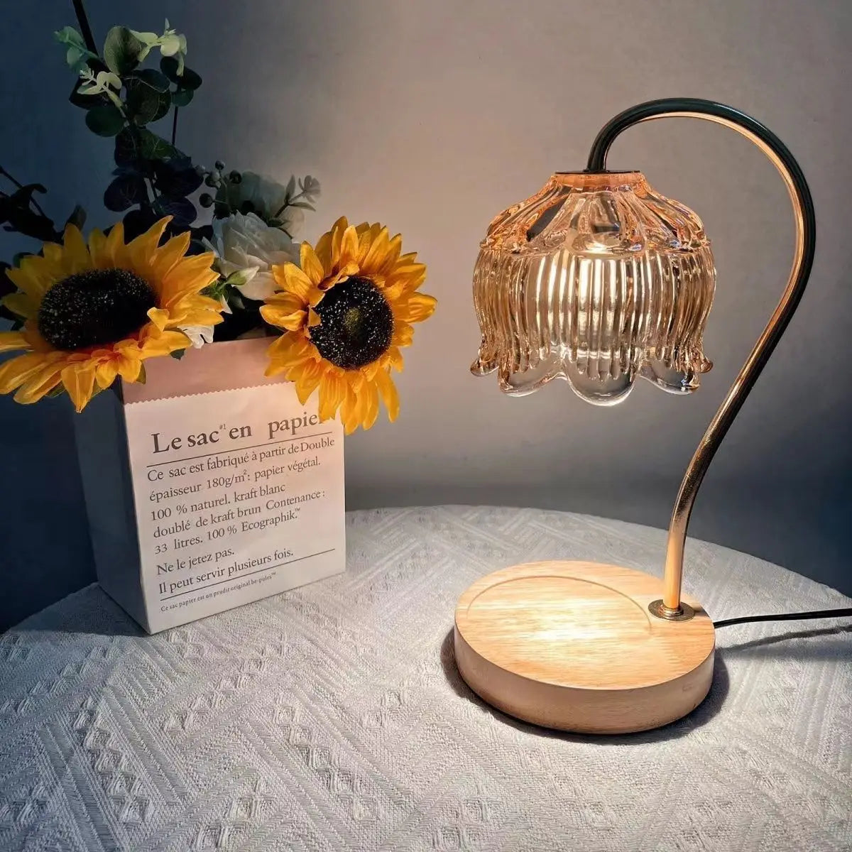 Vintage Krystal Bordlampe – Klassisk og Elegant | CrystalVintage