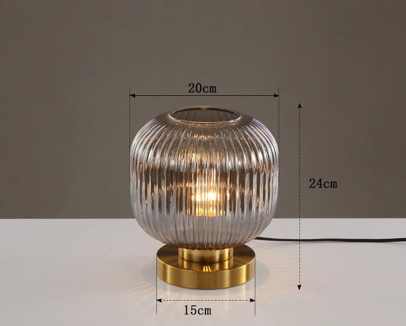 Elegant Glaslampe | LumeGrace