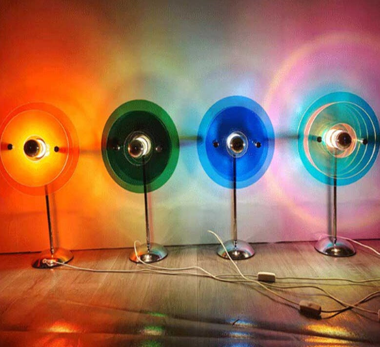 AuraGlow Bauhaus-Inspireret Retro Lampe