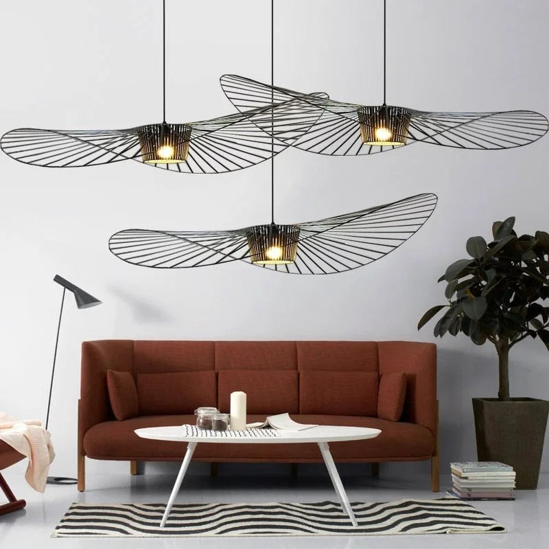 ShadowGlow Black Hat Pendel Lampe