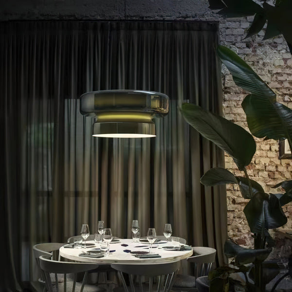 BohemeraGlow Luksuriøs Mundblæst Glas Pendel Lampe