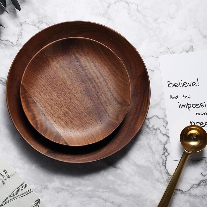 Eloise Trætallerken – Naturlig og Elegant | WoodPlate