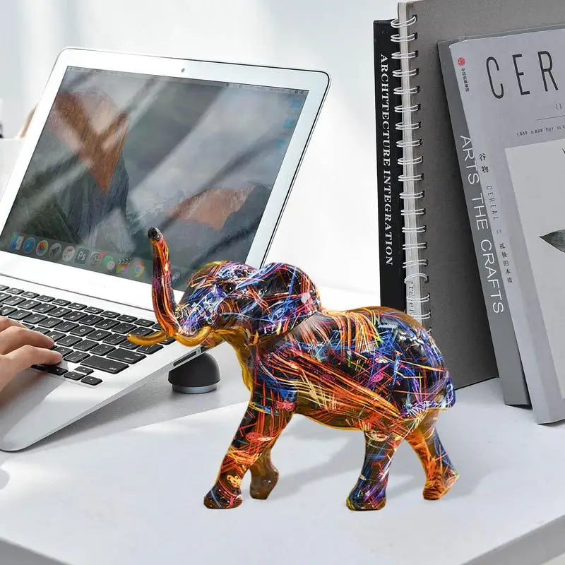 Livlig & Unik Elefant Skulptur | BoldElephant